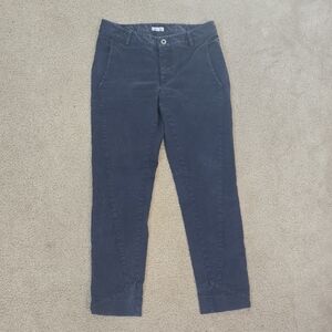 Steven Alan Navy Twill Chino City Pants Skinny Leg Size 0